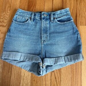 BDG high rise jean shorts